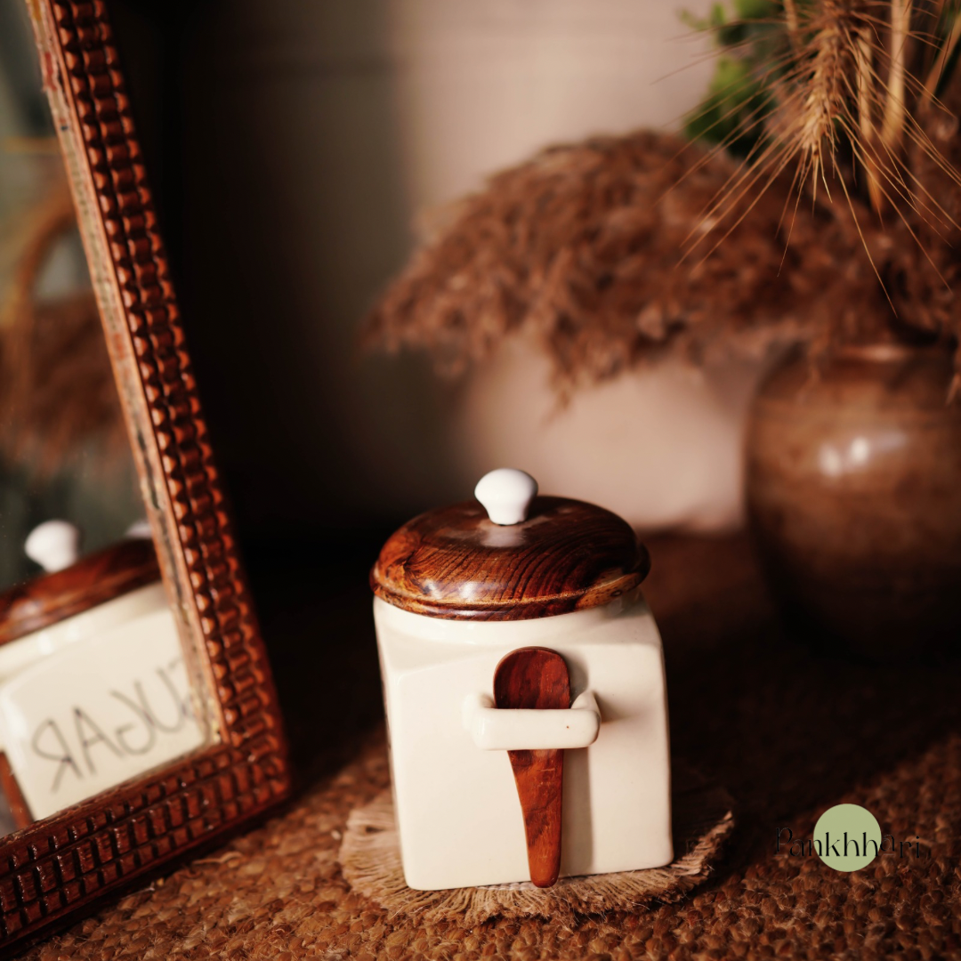 Coffee and Sugar Container Set of 2